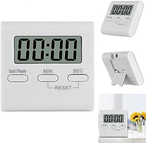 Kjøkken Timer, 2 Pakk Digital Kjøkken Timer Magnetisk Nedtelling T
