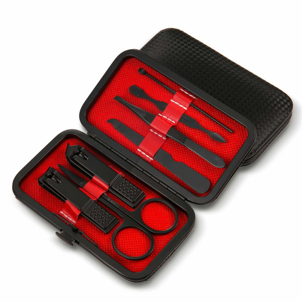 Manikyrset Nagelklippare Kit Mäns Grooming Kit 7 I 1 Prof,ZQKLA