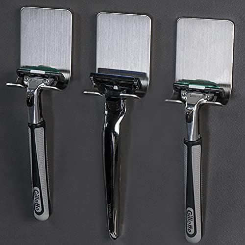 2 Pak Selvklæbende Brusebad Razor Kroge Ingen Boring Rustfrit Stål