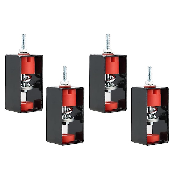 4-pack Tak Vibrationsdämpande Fästen, Fjäder Vibrationsisolator för Ljudisolering och Stötsäkerhet