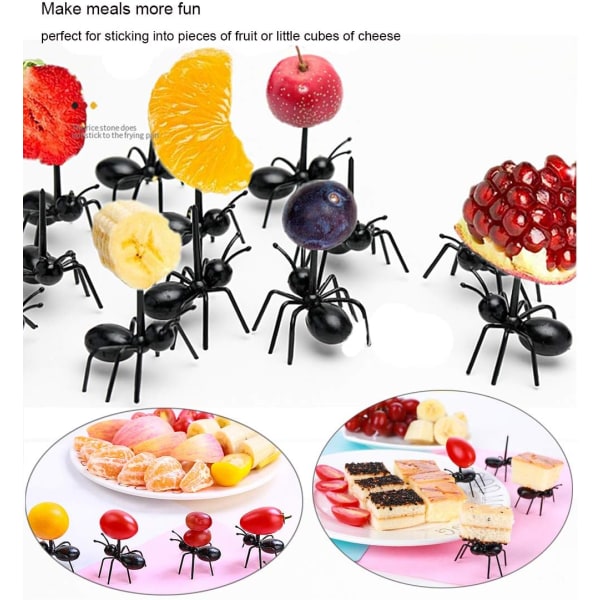 24 stk. Cocktail Picks Dessertgafler Kagegafler Frugt Appetizer, ZQKLA