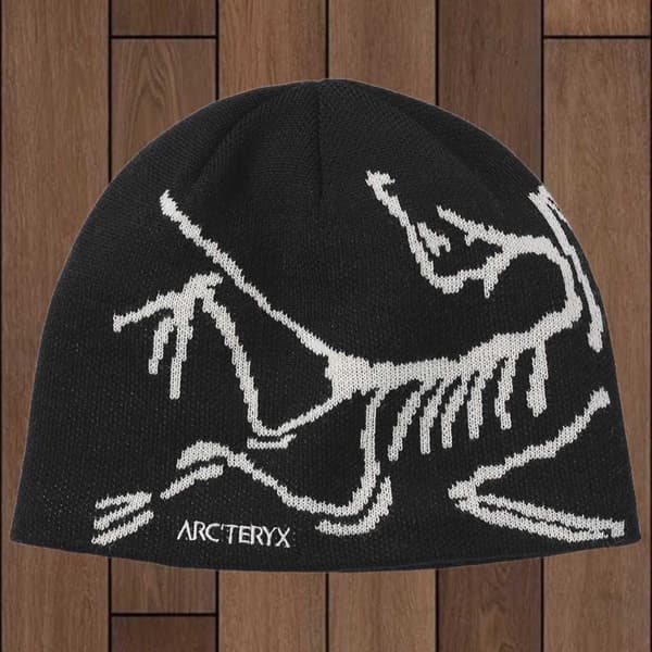 Arc'teryx Bird Head Toque Mössa Olivgrön Merinoull Stickad Vintermössa Unisex A Black