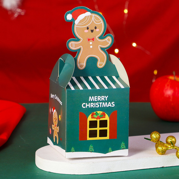 40 st Christmas Tree Party Present Cartoon Formade lådor, godis, ZQKLA