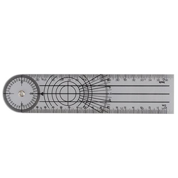 Profesjonelt 360 graders multi-linjal ryggradsvinkelgoniometer, ZQKLA