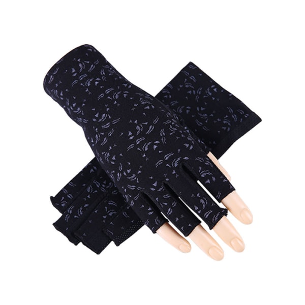 Naiset Sunblock Fingerless Gloves Summer Driving Gloves Girls,ZQKLA
