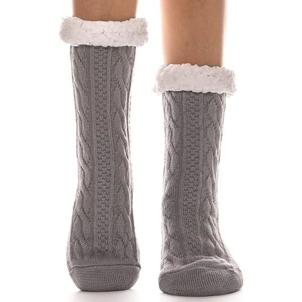 Dames Slippers Fluffy Sokker Fuzzy Cosy Cabin Varme Vinter Bløde, ZQKLA