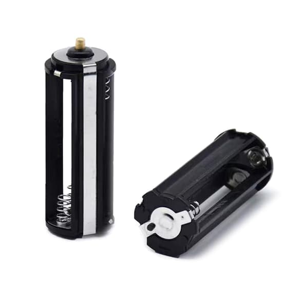 Batteriholder Sort til 3 x 1,5V AAA Batterier Lommelygte Lygte Legetøj 3x AAA til