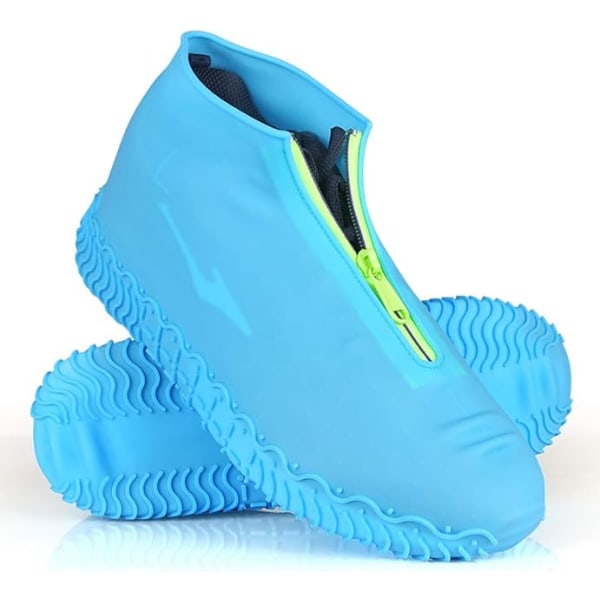 Vattentäta skoöverdrag, återanvändbar vikbar halkfri regnskovik