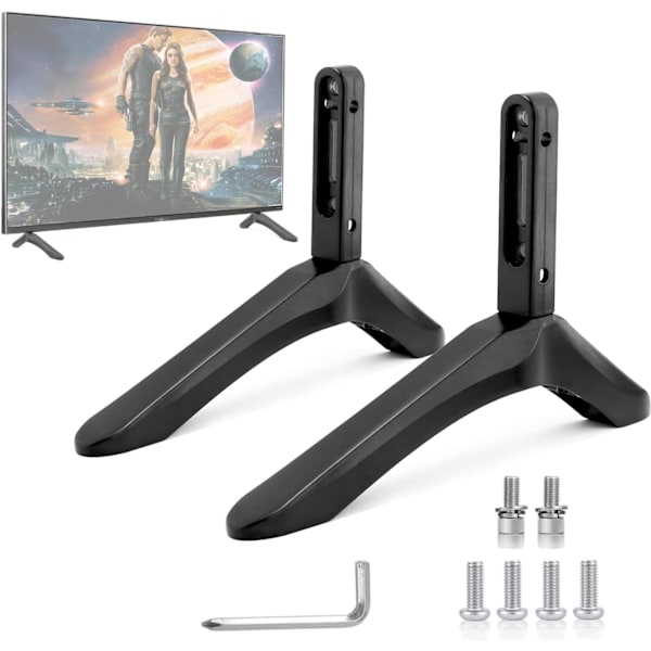 Universal TV-Stativben, Ersättningsben för TV-Stativ på Bord