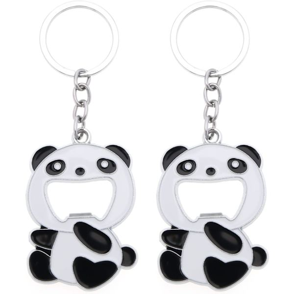 2 kpl Avaimenperä Pullonavaaja Panda Pullonavaaja Avaimenperä Mul, ZQKLA