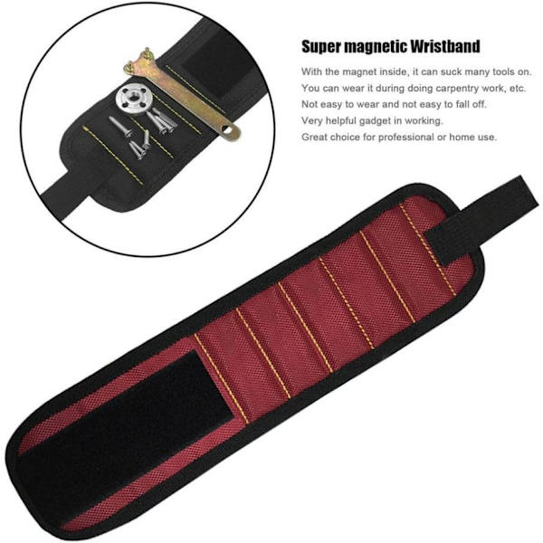 Magnetarmband, 5 Kraftfulla Starka Magneter Magnet Armband, ZQKLA