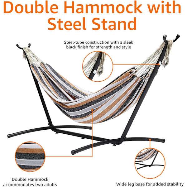 Hängstol Gung Hammock Anti-Roll-Over Canvas Hammock, ZQKLA
