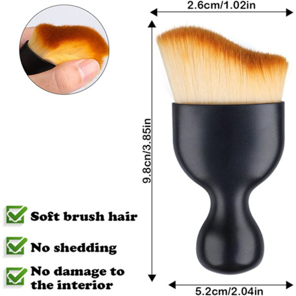 Bilsrengøringsbørster, Auto Detailing Brush, Bil Auto Detaljer, ZQKLA