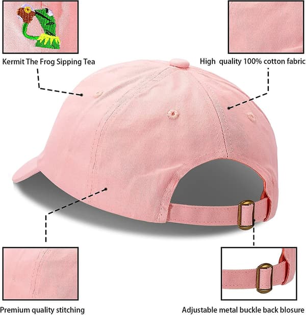 Basebollkeps Kermit Grodan Sippar Te Logga Truckerhatt Unisex Utomhus