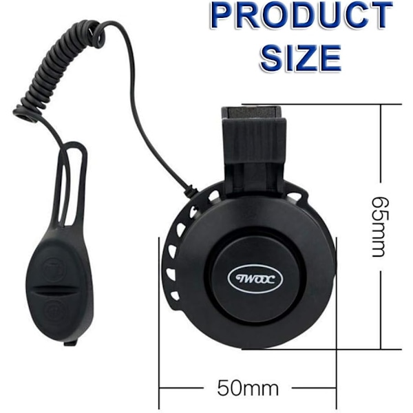 Pyöränkello Elektroninen - Mini Polkupyörän Torvi 130 db Kova USB Lataus, ZQKLA