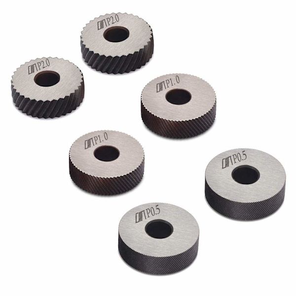 Stål Knurling Verktyg, Dubbel Knurl, Sneda Tänder, Diagonal Hjul