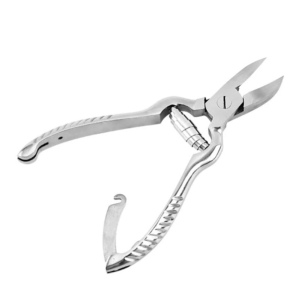Negleklipper - Negleklippere med bufferfjeder 14cm rustfrit stål, ZQKLA