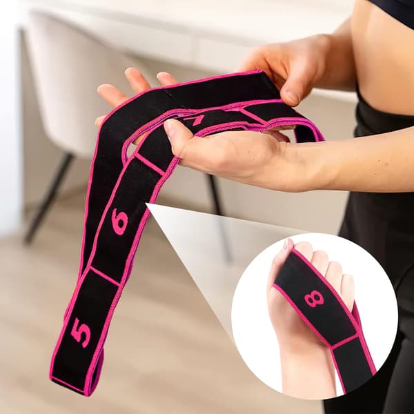 2-pack Träningsband, Stretchband, Latinband, 15-20 kg, Yoga Elastiskt