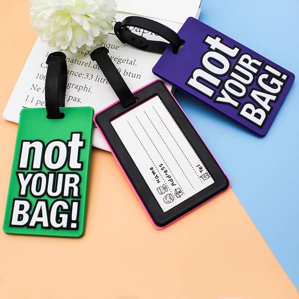 7-pack PVC Bagageetiketter för Resväska