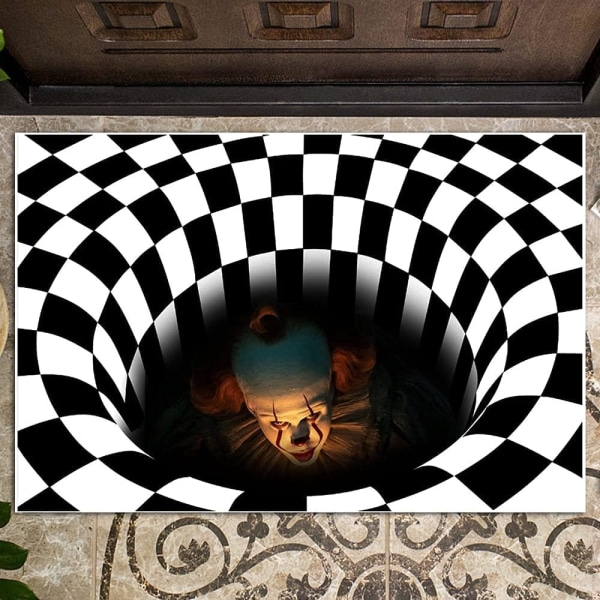 Halloween-ovimatto, Airsnigi 16'' x 24'' Klovni-ovimatto 3D Il, ZQKLA