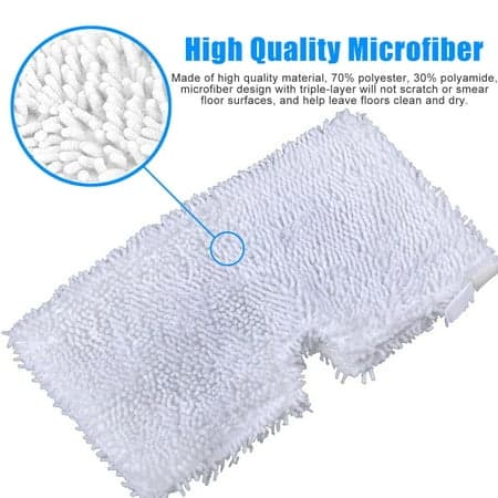 4-pak Mikrofiber Moppputer, Erstatning for Shark Dampmopp, ZQKLA
