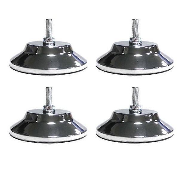 4 STK Billard-/Poolbord Benjusteringsfødder 5 Tommer Metal Spillebord Benjusteringsfødder Kraftige Justeringsfødder til Poolbord