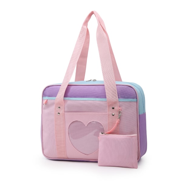Kawaii Ita Taske Japansk Skoletaske Sød Tote Taske Stor Skulder, ZQKLA