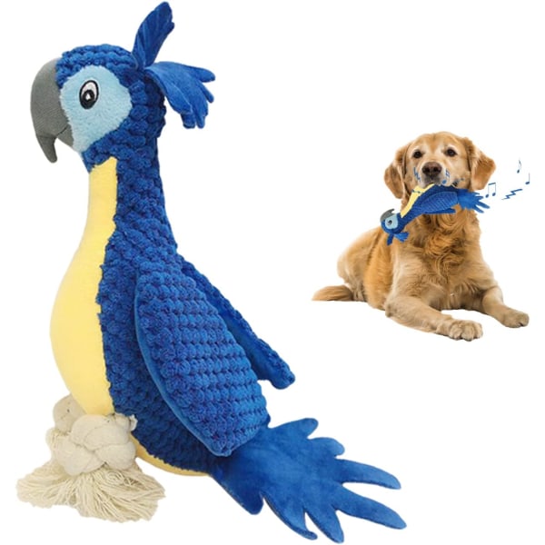 Plush-koira lelu pennuille ja keskikokoisille koirille, Piipaava koirale, ZQKLA