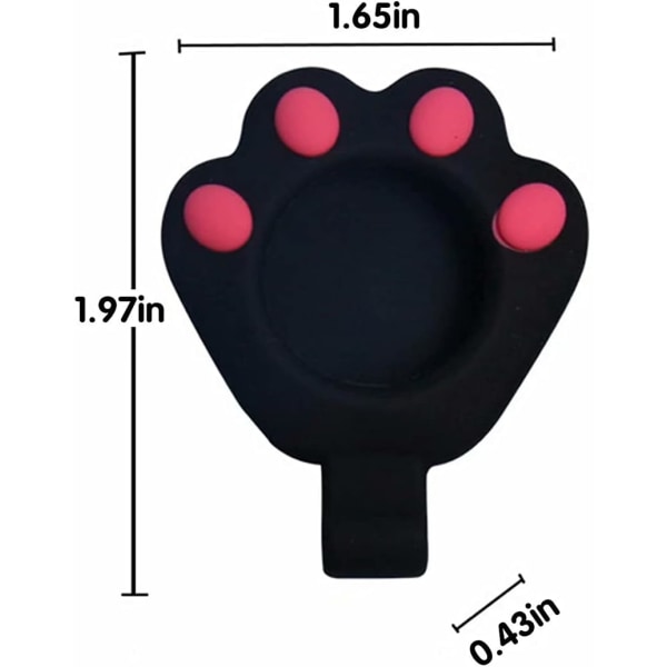 4-pak Kattepote AirTag Etui til Apple AirTag Tracker, Silikone Air