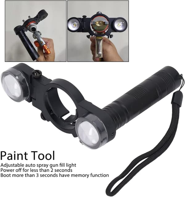 Spraypistolbelysning, Universal Bilspraypistol Fyllbelysning