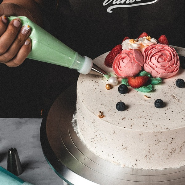Piping-poser, 100 stk Tykke PE Engangs Bakeposer, ZQKLA