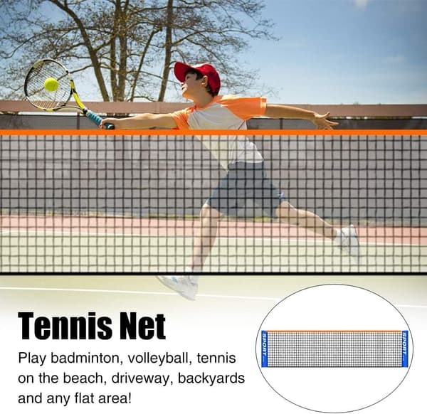 Bærbar Badminton Net Sæt Baghave Sport Træning Foldbar Porta