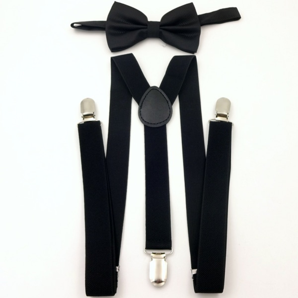 Barnens Pojkar Flickor Suspender Elastisk Justerbar Byxor, ZQKLA