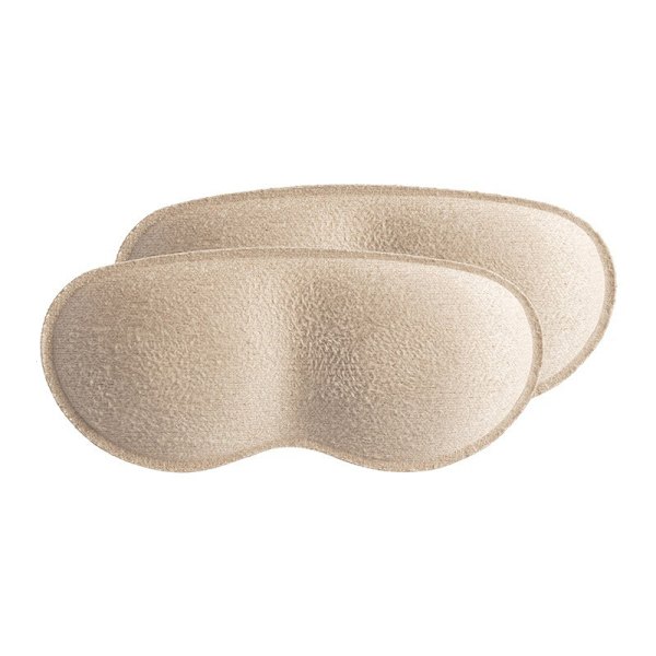 2 par (Beige) Hælgrep for menn og kvinner, Selvklebende Hælputer