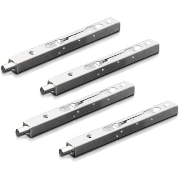 4 Pak (2 Par) Dør Flush Bolt Latch Slide Latch Skjult, ZQKLA