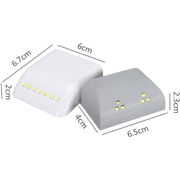 LED Hengsel Lys Sensor Lampe Natt Innendørs Kjøkken Hengsel Skuff, ZQKLA