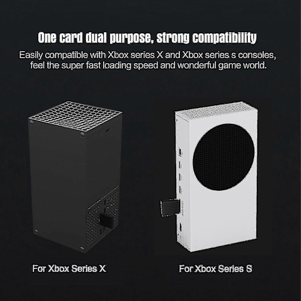 Bærbar 1 Tb Ekstern Solid State Drev Egnet Til Xbox Series X/s, Ekstern Værts Harddisk Konverteringsboks M.2 Udvidelse