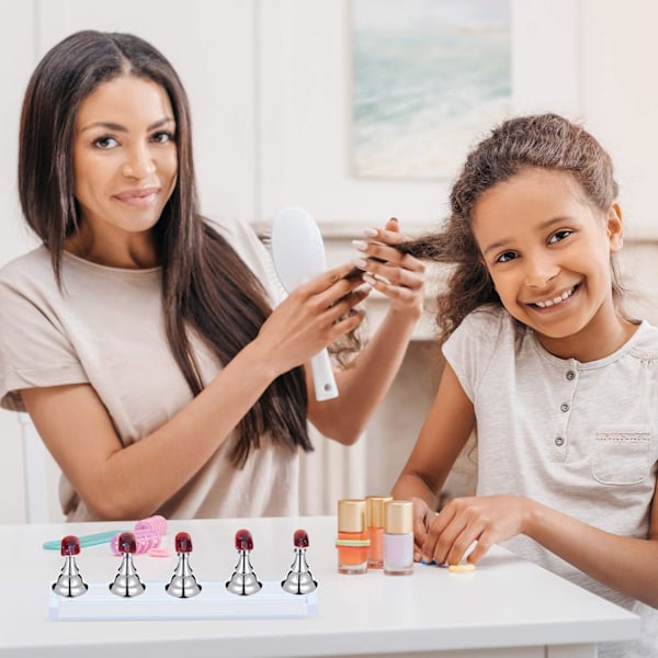 2 Set Akryl Nageldisplayställ Nageltipsövningshållare M,ZQKLA