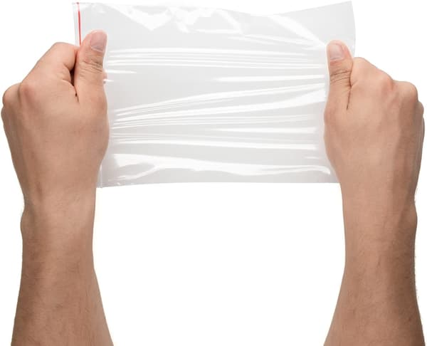 Transparent Plastpåse 80x120mm Påsepaket med 100 Blixtlås Påsar Pl