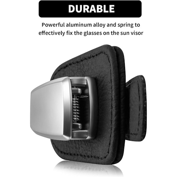 2-pack Bilglasögonhållare Universal Bilvisir Solglasögonhållare, ZQKLA