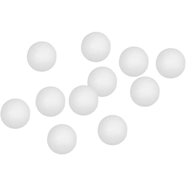 100 Stycken Vita Styrofoam-bollar DIY Styrofoam-bollar för Konst, ZQKLA