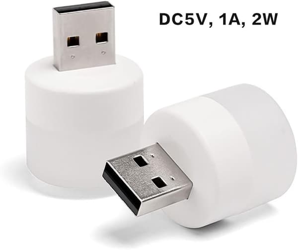 12 Pakke Mini USB LED Nattlamper, Sensorløse, Plug-in, Varm, ZQKLA