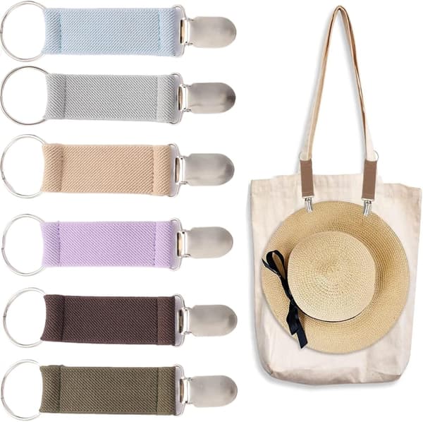 6 Pak Rejsehatklips - Hat Holder - Multifunktionel Klips, ZQKLA