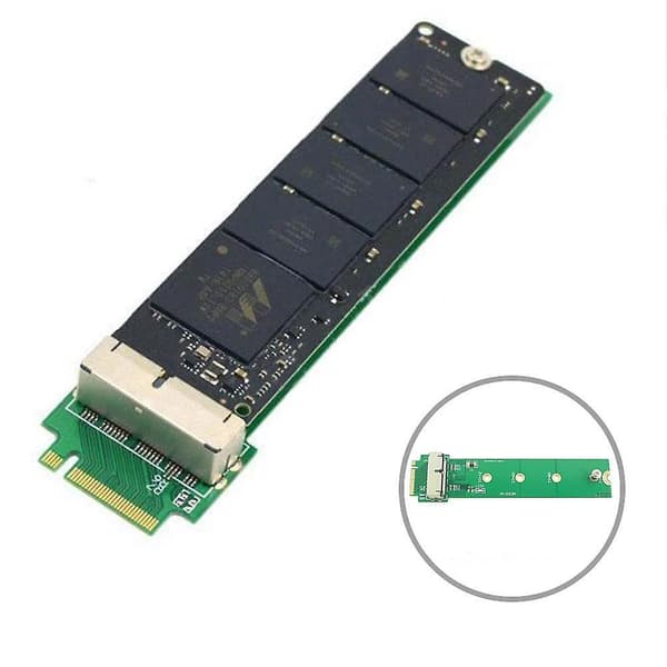 12+16-pin SSD til M.2 NGFF PCI-e Adapterkonverter for MacBook Pro Air