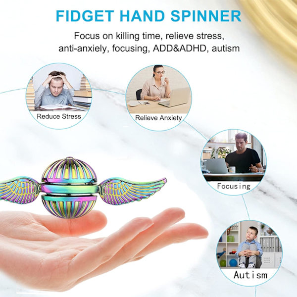 Pocket Toys Fidget Spinner Leksak Legering Finger Hand Spinner De,ZQKLA