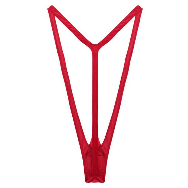 Mankini för män, rolig jultomte-underkläder, badkläder