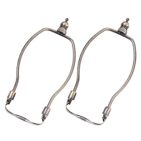2 stk. Lampeharper Lampeskjermholdere Bord Gulvlampe Skjermholdere Lampeskjerm Harpe Erstatning 17.50X9.00X1.40CM