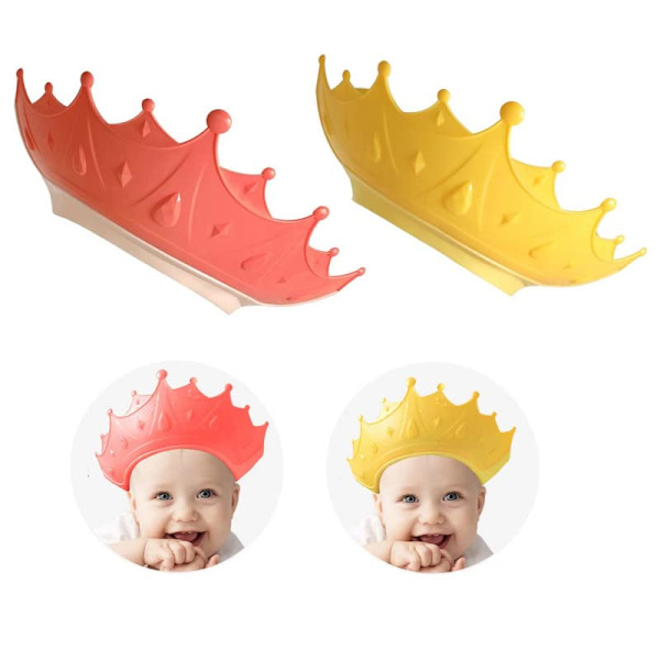 2st Crown Baby Shower Cap, justerbar baby Ba