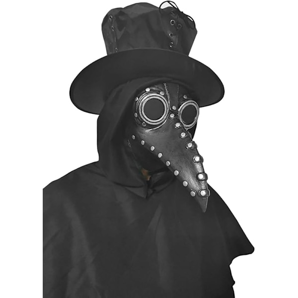 Halloween-maske for pestedoktor til Halloween-fest, steampunk-fugl