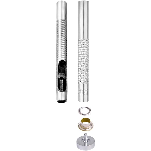 Metall Öglett Kit 3/16 tum 400 st Öglett Öglor Set med 3 st Installationsverktyg Kit och Låda för Skor Kläder Hantverk Väska DIY Projekt 4 Färger